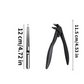 ✨🔥Stainless Steel Curved Nail Clipper – Ergonomic & Easy for Seniors