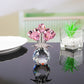 🌹 50% OFF FLASH SALE ! ⚡ Everlasting Crystal Rose Flower Figurine in Vase – Sparkling Crystal Craft, Eternal Flower Design, Exquisite Vase Set & Elegant Home Decor 💎