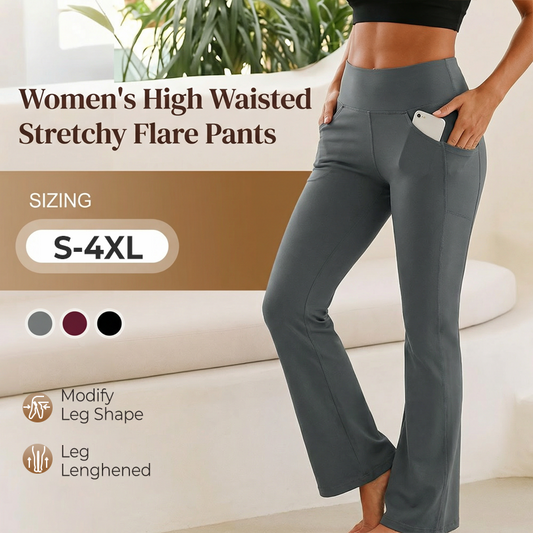 🩷Spring Sale-50% Off🩷Women's High Waisted Stretchy Flare Pants