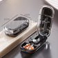 Portable Pill Box With Cutter