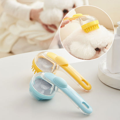 🔥Buy 1 Get 1 Free🔥Pet Bath Brush with Long Handle & Shampoo Dispenser🐾