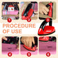 👚 Portable Mini Iron – 25W, 100-240V Worldwide Use, Lightweight 250g, Multi‑Functional for Clothes, Rhinestones & Patches – Ideal for Travel, Students, Crafting (Includes Storage Bag)