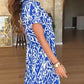 Women's Casual Print A-Line Long Dress
