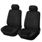 ⏳🔥LIMITED-TIME 50% OFF! ⏰Car Seat Covers for 5 Seats Universal, Fabric Breathable Car Front & Rear Seat Protectors, Airbag Compatible, Full Protection, Fits Most Cars Trucks Vans SUVs, Red Gray Black Blue Seat Covers