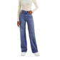 Women's High-Waist Wide-Leg Jeans