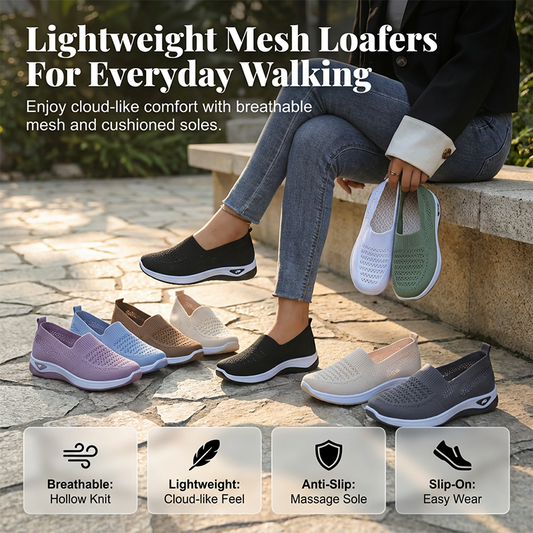 🥳SUMMER HOT SALE🥳💞50K+ SOLD!💥50% OFF! 🔥 Breathable Summer Shoes – Trendy & Ultra-Light Slip-Ons – Perfect for beach, travel or casual days – airy comfort all day long 🌊