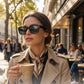 Unisex sunglasses with thick square frames
