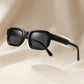 Unisex sunglasses with thick square frames