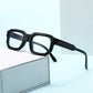 Unisex sunglasses with thick square frames