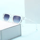 Unisex sunglasses with thick square frames