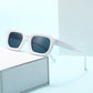 Unisex sunglasses with thick square frames