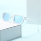 Unisex sunglasses with thick square frames