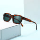 Unisex sunglasses with thick square frames