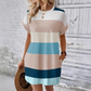 🥳2026 HOT SALE🥳💞50K+ SOLD!🏖️💨 50% OFF! Striped Midi Dress – Lightweight & breathable, effortless drape. Beach cover-up to evening dinner, one dress does it all. Pink, green, sky blue & more. 🌊✅