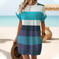 🥳2026 HOT SALE🥳💞50K+ SOLD!🏖️💨 50% OFF! Striped Midi Dress – Lightweight & breathable, effortless drape. Beach cover-up to evening dinner, one dress does it all. Pink, green, sky blue & more. 🌊✅