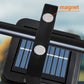 Solar Rechargeable LED Work Light - 288 Super Bright 5730 Beads Floodlight, USB & Type-C Charging, 5 Lighting Modes, IP66 Waterproof, Magnetic, SOS Emergency Signal, Adjustable Stand, Portable Light for Camping, Car Repairs