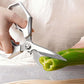 ✂️Multi-Functional Heavy Duty Kitchen Shears -FallFreshness- Stainless Steel Kitchen Shears, Sharp Silver Meat Scissors, Dishwasher Safe,  Poultry Shears, Japanese Cooking Scissors for Food, Chicken Bones, and Turkey