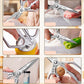 ✂️Multi-Functional Heavy Duty Kitchen Shears -FallFreshness- Stainless Steel Kitchen Shears, Sharp Silver Meat Scissors, Dishwasher Safe,  Poultry Shears, Japanese Cooking Scissors for Food, Chicken Bones, and Turkey