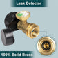 🔥 Universal Propane Tank Gauge | Solid Brass LP Gas Level Indicator for BBQ & Fire Pit