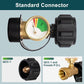 🔥 Universal Propane Tank Gauge | Solid Brass LP Gas Level Indicator for BBQ & Fire Pit