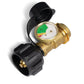 🔥 Universal Propane Tank Gauge | Solid Brass LP Gas Level Indicator for BBQ & Fire Pit
