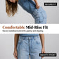 Stretch Comfort Curved Denim Pants