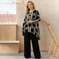 Women's Asymmetrical Print Top and Pants Set