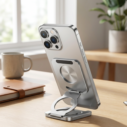Foldable Dual-Magnetic Phone Stand