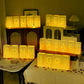 Letter Luminary Paper Bags with LED Candles