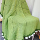 Crochet Flower Bouquet Throw Blanket
