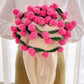 Crochet Flower Bouquet Throw Blanket