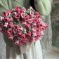 Crochet Flower Bouquet Throw Blanket