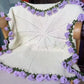 Crochet Flower Bouquet Throw Blanket