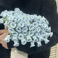 Crochet Flower Bouquet Throw Blanket