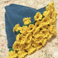 Crochet Flower Bouquet Throw Blanket
