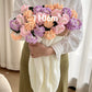 Crochet Flower Bouquet Throw Blanket