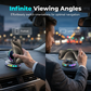 🎁2026 New Arrivals 50% OFF💥RGB Car Phone Mount – Auto-Clamping & Wireless Charging – Safe One-Hand Driving 🚗
