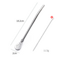 2-in-1 Stainless Steel Straw & Spoon, Reusable Drinking Straw with Stirring Spoon & Filter, Food-Grade Metal Straw for Coffee, Milk Tea, Juice & Smoothies