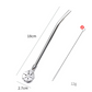 2-in-1 Stainless Steel Straw & Spoon, Reusable Drinking Straw with Stirring Spoon & Filter, Food-Grade Metal Straw for Coffee, Milk Tea, Juice & Smoothies