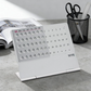 Aluminum Perpetual Desk Calendar