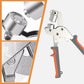 🛠️✨ Heavy Duty Eyelets and Punch 10mm/3/8“, 500 Grommet Eyelet Pliers Set Press, Handheld Grommets Eyelet Punch Kit for Belts Leather Fabric Tarpaulin Rubber 🔩