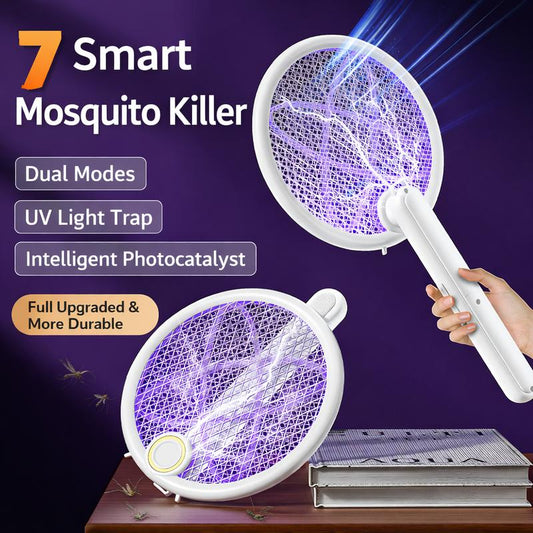 💖HOT SALE 50% OFF💖Foldable Electric Mosquito Swatter - Automatic Mosquito-Attracting