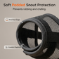 🐶Breathable Mesh Dog Muzzle – Soft Padded Snout, Adjustable Straps, Prevents Biting & Chewing – Allows Panting & Drinking – for Large Dogs 30-47.5kg