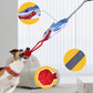 Interactive Shark Dog Tug Toy with Squeaker & Rope Knot