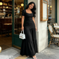 👗LIMITED-TIME 50% OFF! ✨Women's Square Neck Bodice & Maxi Skirt Set🌼