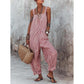 👗 50% OFF NOW! 🌊 Women's Casual Striped Spaghetti Strap Jumpsuit ✨