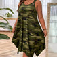 👗 LIMITED-TIME 50% OFF! ✨ Sleeveless Camouflage Dress – Asymmetrical Hem, Edgy Style, Unique 🍂