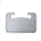 2-in-1 Car Steering Wheel Desk - Black ABS Plastic Food & Laptop Tray
