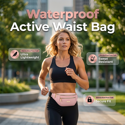 Multi-Pocket Fanny Pack with Adjustable Strap
