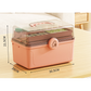 Multi-Tier First Aid Kit Organizer with Clear Lid